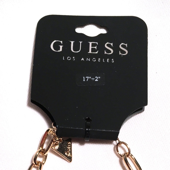 3/$30! GUESS Statement Necklace with Charms - Picture 2 of 8